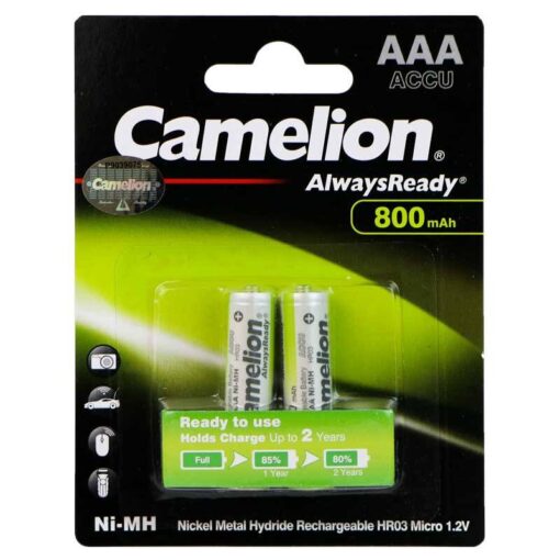 باتری نيم قلمی شارژی CAMELION 800